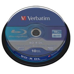 VERBATIM 50GB/DUAL LAYER/6X/43746/SP/10/TW