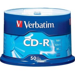 VERBATIM 700MB 52X 43351 CAKE BOX 50PCS