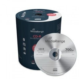 MEDIARANGE GERMANY 700MB 52X MR204/CELOFAN/100 PACK