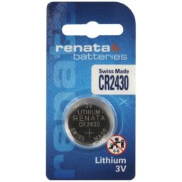 RENATA SWITZERLAND CR2430 LITHIUM 3V 1PACK RENATA 24.5MMX3MM/DL2430