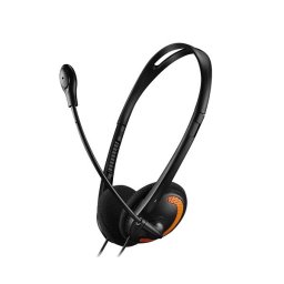 CANYON CNS-CHS01BO BLACK/ORANGE STEREO MIC+VOLUME CONTROL