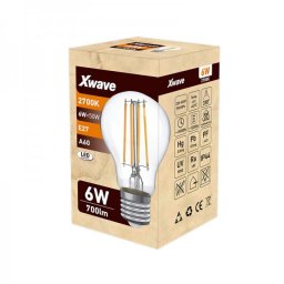 X-WAVE FILAMENT E27/6W/700LM/2.700K/230V
