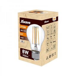 X-WAVE FILAMENT E27/8W/950LM/2.700K/230V