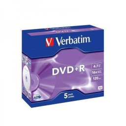 VERBATIM 4.7GB 16X 43497 JAWEL CASE AZO MATT SILVER 1/5