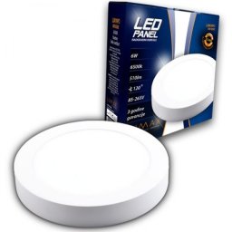 LUMINAX 6W/NADGRADNI-PLAFONJERA OKRUGLA/6500K/510LM/