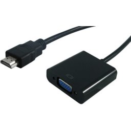 Secomp Cableadapter, HDMI DP M - VGA F ( 2162 )