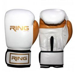 Ring rukavice za boks 12 OZ kozne - RS 3211-12 white