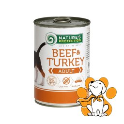 Nature's Protection Adult Beef&Turkey 400g,Vlažna Hrana Sa Teletinom i Ćuretinom