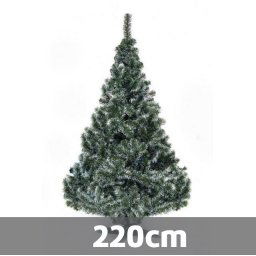 Sofija - Novogodišnja jelka sa belim vrhovima 220 cm