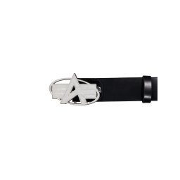 ALPHA INDUSTRIES LOGO KOŽNI KAIŠ BLK