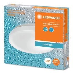 LED PLAFONJERA 18W CW 6500K HLADNO BELA IP44 LEDVANCE