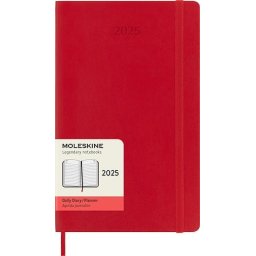 Moleskine datumirana (dnevna) beležnica Meki povez Scarlet Red
