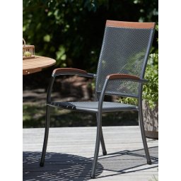 Baštenska stolica Larnik siva