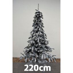 Kraljevska snežna novogodišnja jelka 220 cm