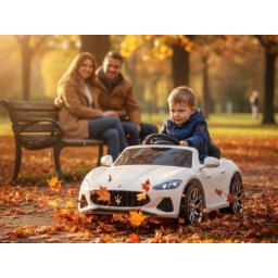 Maserati Gran Cabrio beli licencirani auto sa kožnim sedištem i mekim gumama