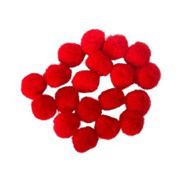 Crafty pom pom crvena 20mm 20K