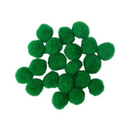 Crafty pom pom zelena 20mm 20K