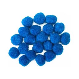 Crafty pom pom plava 20mm 20K