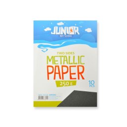 Papir A4 metallic black 250gr