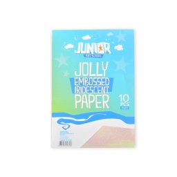 Papir embossed A4 beli svetlucavi 60g
