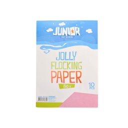 Papir flocking A4 pink 80g