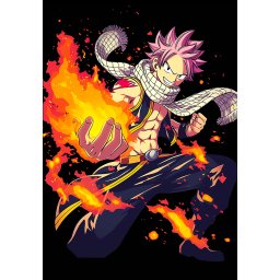 Fairy Tail anime poster od tkanine 20х29 cm