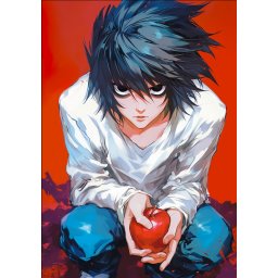 Beležnica smrti (Death Note) anime poster od tkanine 20х29 cm