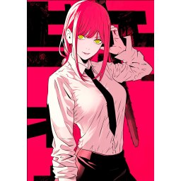 Chainsaw Man anime poster od tkanine 20х29 cm