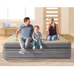 Intex queen comfort elevated airbed w/ fiber-tech rp 152x203x51cm ( 64164ND )
