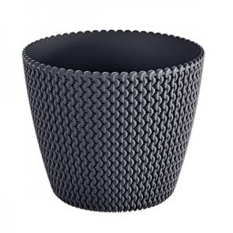 Prosperplast saksija splofy 16x13cm antracit ( PR DSP160-S433 )
