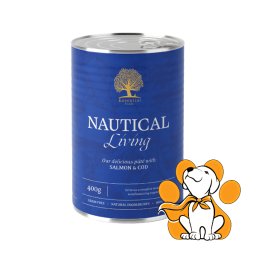 Essential Foods Nautical Living Pate 400g, Hrana Sa Komadićima Lososa i Bakalara