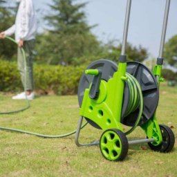Dolomite aqua green teleskopska motalica za crevo sa točkićima 50m 1/2" premium ( 64607 )