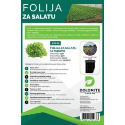 Dolomite malč folija za salatu 2.5m x 50m 20mic 25x25cm ( 50996 )