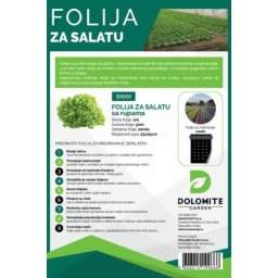 Dolomite malč folija za salatu 2m x 50m 20mic 25x25cm ( 51001 )