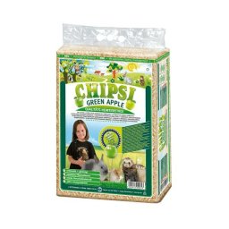 Chipsi Piljevina Za Glodare Green Apple, Sa mirisom zelene jabuke, 1kg