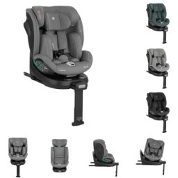 KikkaBoo autosedište (0-36kg) I-twist I-size isofix sa potpornom nogom dark grey ( KKB51045 )