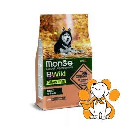 Monge Bwild Grain Free Adult All Breeds Salmon With Peas 2.5kg, Hrana Za Pse