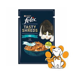 Purina Felix Tasty Shreds Sos Sa Ukusom Tune 80g, Vlažna Hrana Za Odrasle Mačke
