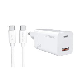 SYROX GaN65W Super Fast Dual Port Charging Adapter