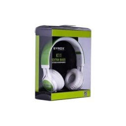 SYROX K11 Stereo Wired Headphones green