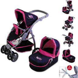 Kolica za lutke Coco- flying hearts 907333