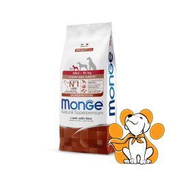 Monge Natural Superpremium Mini Puppy And Junior 7.5kg, Jagnjetina i Pirinač
