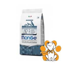 Monge Natural Superpremium Puppy And Junior 12kg, Hrana Za Štence Sa Pastrmkom