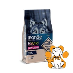 Monge Bwild Low Grain Dog All Breeds Adult Goose 12kg, Suva Hrana Za Odrasle Pse