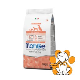 Monge Natural Superpremium Puppy And Junior All Breeds Salmon 2.5kg, Za Štence
