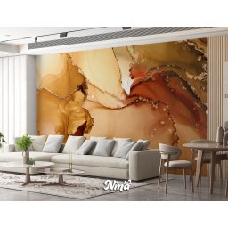 Foto tapet Imitacija mermera u krem braon boji Tapet475