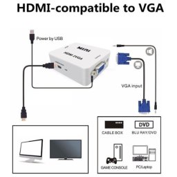 Konverter * mini HDMI na VGA HDMI2VGA