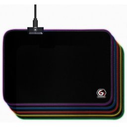 MP-GAMELED-M Gembird Gejmerska podloga za misa od gume, 250x350mm, 4mm RGB LED svetlo, MEDIUM