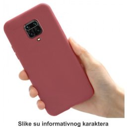 MCTK4-XIAOMI Redmi Note 8T * Futrola UTC Ultra Tanki Color silicone Red (59)