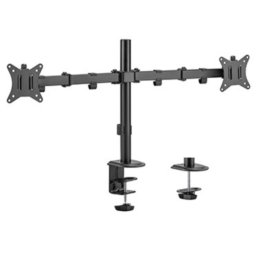MA-D2-01 Gembird Podesivi dupli stoni drzac za monitor, tilt, 17-32 max.2x9kg (alt MA-D2-011) FO